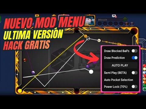 GRATIS‼️ EL MEJOR HACK 8 BALL POOL✅ ULTIMA VERSIÓN 🔥 AUTO PLAY - LINEAS LARGAS ⚡ 2026