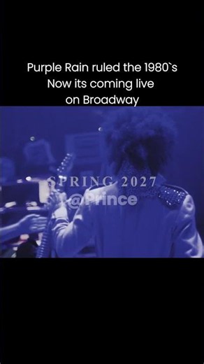 Purple Rain ruled1980`s , live on Broadway@prince #PrinceParty #PurpleRainRoadway #PrinceLive #viral