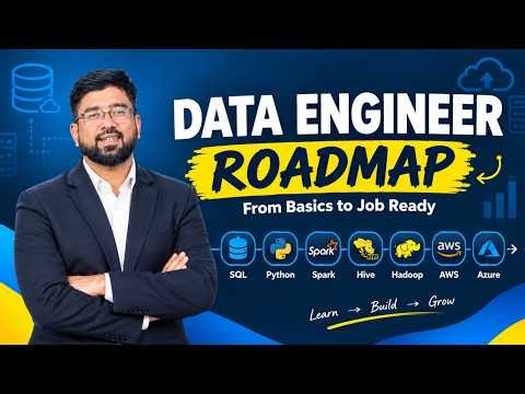 Data Engineering Roadmap 2026 | Complete Guide for Beginners | Hadoop ,Spark ,AWS, Azure, & GCP