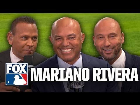 YANKEES LEGENDS REUNITE! Mariano Rivera Joins Derek Jeter & A-Rod Before Game 3 of the World Series