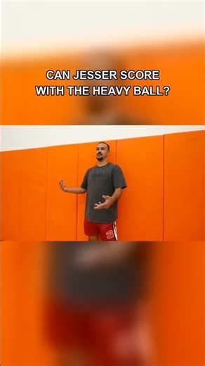 Can Jesser score with the heavy basketball?