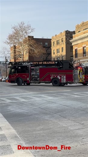 Downtown Dom on Instagram: "City Of Orange nj fire department full house response for a report of structure fire @tom_fire_photography @scarsdale_fire_wire"