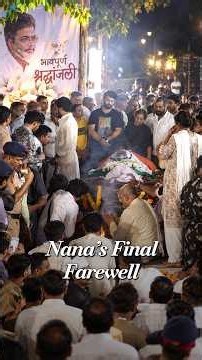 Veteran Actor Nana Patekar Cremated With Full State Honours in Pune