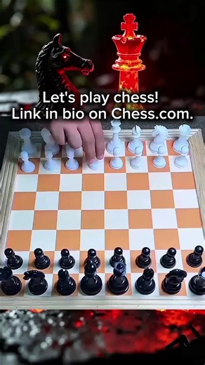Let's play chess! Link in bio on Chess.com. To download the app, search for Chess.com on Google Play, or look for Chess – Play and Learn. #ChessTactics #ChessTrap