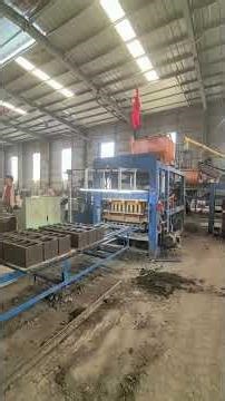 Brick machine factory video Fully automatic brick making production line #1000bricksaday