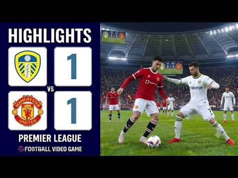 Leeds vs Man United | 1 - 1 | HIGHLIGHT | 18 Oct 2026 | eFootball PES 2021 