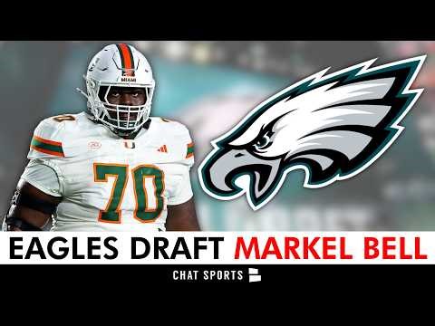 🚨Eagles Just Drafted A MASSIVE ATHLETIC FREAK In Miami OT Markel Bell | Eagles News