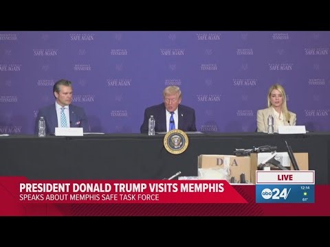 Full: President Trump speaks in Memphis at Safe Task Force roundtable