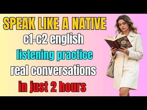 C1–C2 English Speaking Practice | Real-Life Fluency Training: Speak Naturally & Confidently With Me!