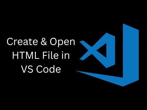 How to Create HTML File in VS Code | Beginner Tutorial