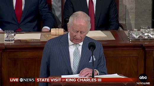 ABC NEWS SPECIAL REPORT: King Charles III addresses a joint meeting of Congress during his first visit to the United States as the British monarch. Follow live updates: https://abcnews.com/GMA/Culture/live-updates/live-updates-king-charles-state-visit-2026/?id=132358438 | ABC7
