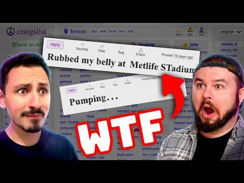 Reading the WEIRDEST Craigslist Missed Connections...