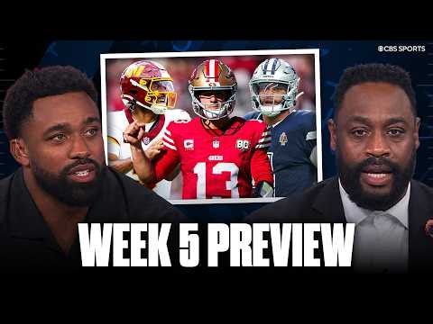 NFL Week 5 Preview: Jayden Daniels to return, Brock Purdy or Josh Allen MVP, Bucs vs Cowboys