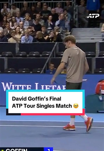 David Goffin final ATP Tour singles match vs Michalsen