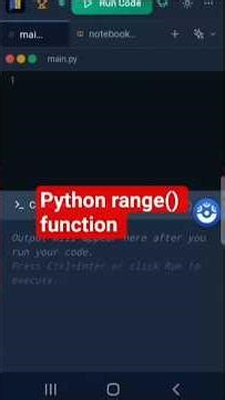 What is Python range() function ? #coding #python #learnpython #beginnerpython #programming