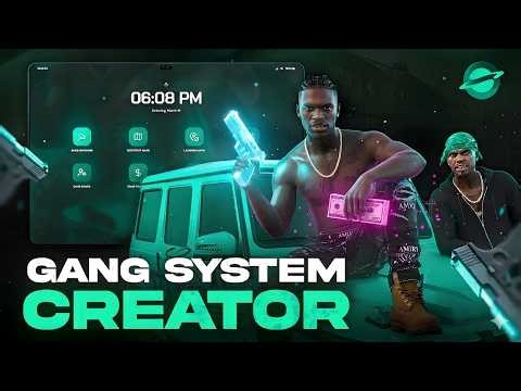 ULTIMATE Gang Creator System Script | Turf, Territories & Money Wash [ESX / QBCore / QBOX]