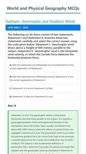 Geostrophic and Gradient Winds