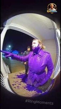 Porch Thieves Covered in Paint Demand Apologies 😬🎨 (Caught On Ring Camera)
