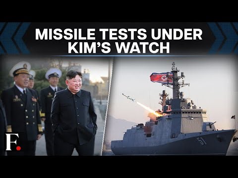 North Korea's Kim Jong Un Oversees New Missile Launches From Navy Warship | FP Video