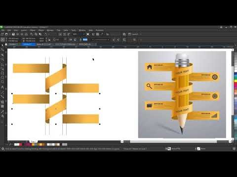 Most Creative Infographic Template Design for Beginners - Ahsan Sabri - Coreldraw Tutorial