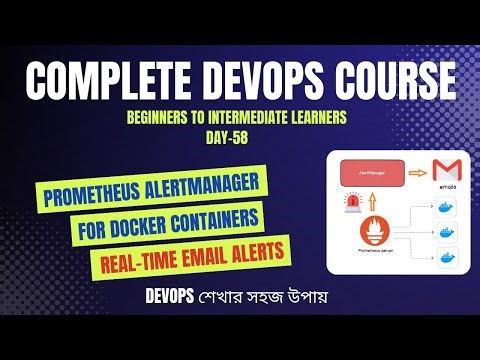 Day-58 | Prometheus Alertmanager for Docker Containers | Hands-On Demo | Step-by-Step