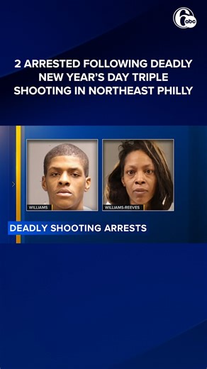 Police have arrested two suspects following a triple shooting that left two men dead and another injured on New Year's Day in Northeast Philadelphia. | 6abc Action News
