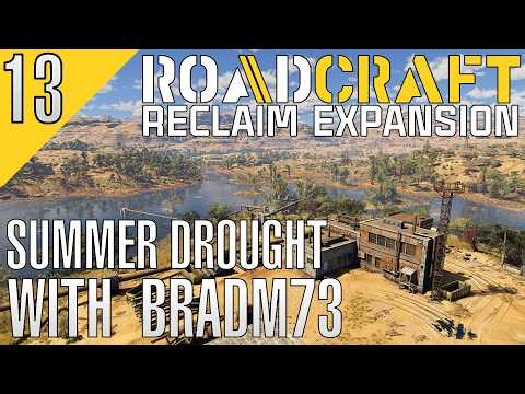ROADCRAFT RECLAIM DLC: Summer Drought Map - Ep13: Paving New Road + Making Slabs!!!
