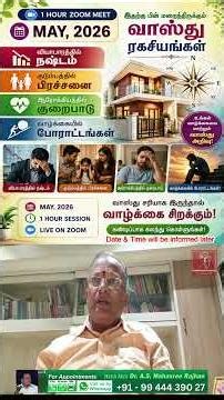 வாழ்க்கையில் போராட்டம் ஏன்? 90% பேருக்கும் தெரியாத வாஸ்து ரகசியம் #mahasreerajhan #mavasiva