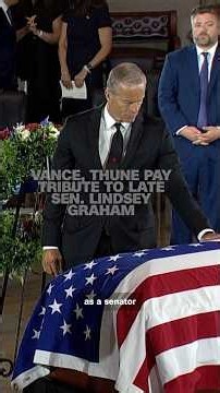 Vance, Thune pay tribute to late Sen. Lindsey Graham