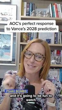AOC’s perfect response to Vance’s 2028 prediction