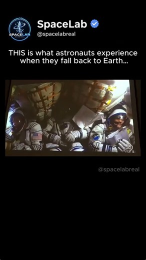 Imagine falling from SPACE… THIS is what astronauts see.