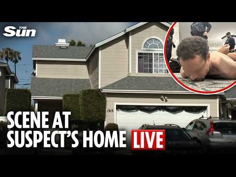 LIVE: Outside Trump's suspect's home after White House dinner shooting #trump