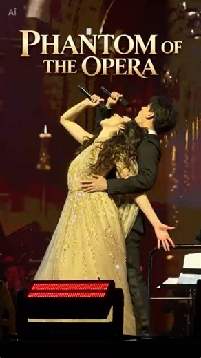A dream moment😭The Phantom of the Opera live by Dimash Kudaibergen & Victoria Buleeva in Budapest❤️