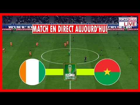 🔴EN DIRECT: Côte d’Ivoire vs Burkina Faso 🔴 AFCON 2025/2026 – Huitièmes de Finale ⚽ Match Simulation