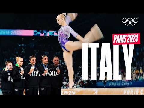 Team Italy Take Silver! 🇮🇹🥈 Artistic Gymnastics Team Final | Paris 2024