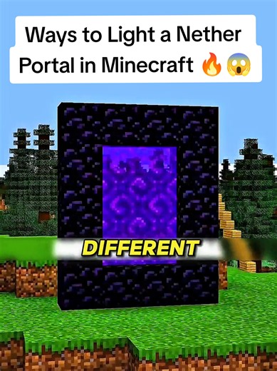 How to Light a Nether Portal in Minecraft