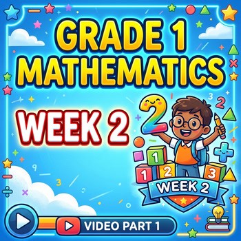 Grade 1 Math Week 2: Comparing Numbers, Ordering 0-20, & Math Symbols | No Prep
