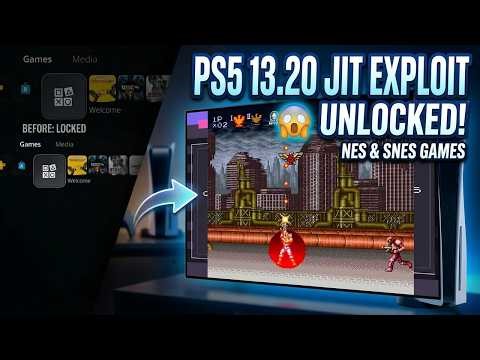 😱 You Won’t Believe This…JIT Exploit Running NES & SNES ON PS5 FW 13.20 (LuaC0re Exploit)