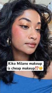 IS KIKO MILANO MAKEUP CHEAP AND BROWN SKIN FRIENDLY⁉️🥲