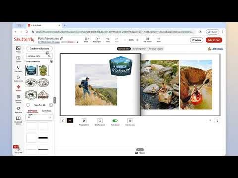 How to Use Stickers, Backgrounds, and Embellishments in Your Photo Book | Shutterfly