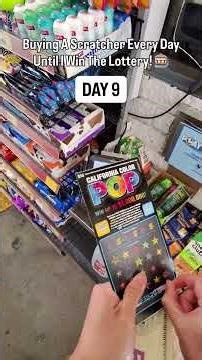 Day 9 Of Buying A Scratcher Every Day Until I Win The Lottery!