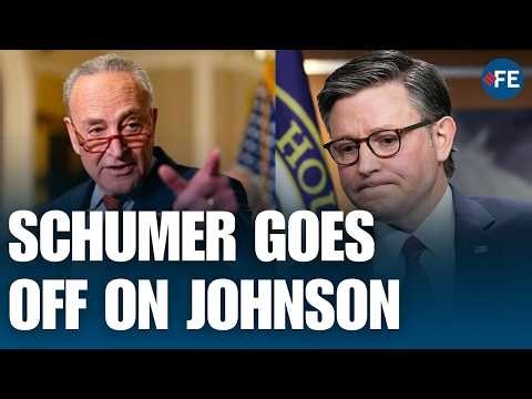 Schumer EXPLODES at Johnson as Bipartisan Bill Fight Paralyzes Congress | US NEWS | WORLD NEWS