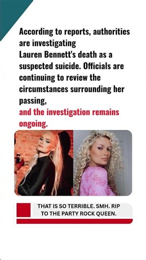 Lauren Bennett's Death Investigated as Suspected Suicide