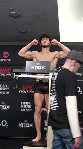 Movsar Evloev has made weight! #ufclondon