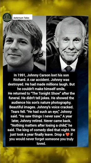 Johnny Carson’s Heartbreaking Story After Losing His Son | Emotional True Story