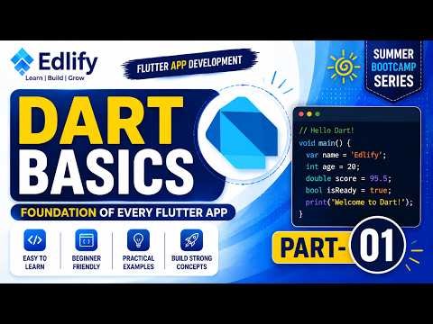 Flutter App Development Bootcamp | Lecture 01 | Dart Basics
