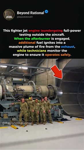 How Fighter Jet Afterburners Work: Full Power Ground Testing 🚀