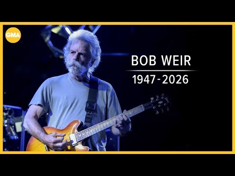 Music icon Bob Weir dies at 78