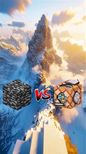 Minecraft Bedrock VS Command Block… Who Wins? 😱🔥#minecraft