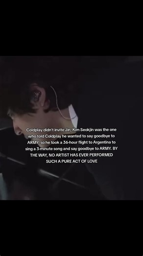 @lei♡ The moment after flying over 48 hours, right before he performed solo in front of 65,000 people at someone else's concert! He was so nervous, but he did it for his fans. If that's not love, nothing is 🥹 #jin #seokjin #kimseokjin #fyp #explore